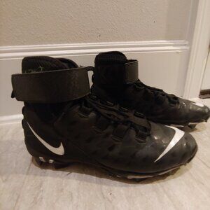 Nike Force Savage 2 Shark Football Cleats Black Men Sz 12 FastFlex